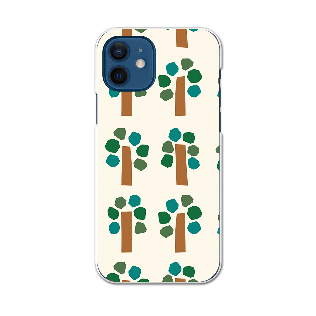 樂天商城 - iPhone12 mini 5.4インチ 専用ハードケース アイフォン12 mini 用カバー igcase 各キャリア対応 スマホカバー カバー ケース pc ハードケース 016314 木　イラスト　植物