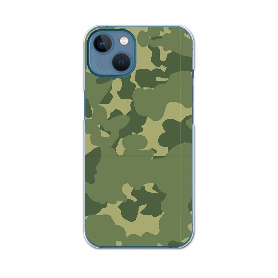 樂天商城 - igcase iPhone13 Apple 6.1インチ 専用 各キャリア iPhone 13 共通対応 ハードケース スマホカバー カバー ケース pc ハードケース 003859 チェック・ボーダー 迷彩　カモフラ　模様