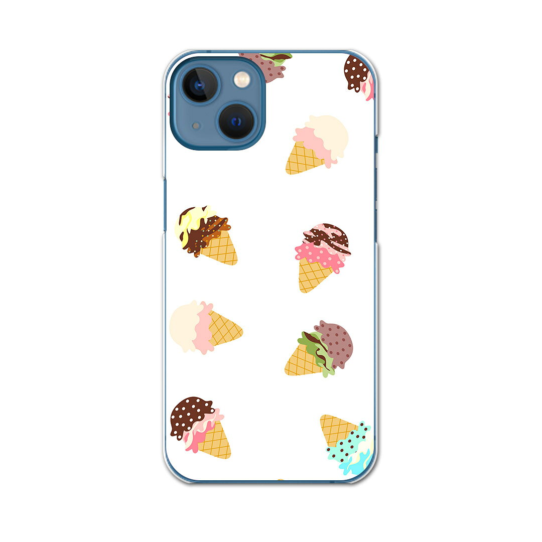 igcase iPhone13 Apple 6.1インチ 専用 各キャリア iPhone 13 共通対応 ハードケース スマホカバー カバー ケース pc ハードケース 005395 ユニーク アイス　模様　カラフル