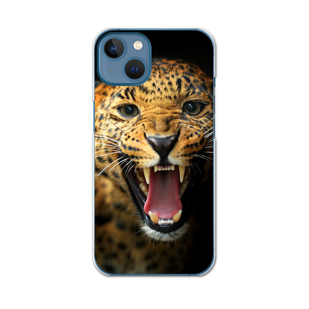 iphone14 6.1インチ tpu 各キャリア共通 スマホ カバー ケース スマホケース スマホカバー TPU ソフトケース 006723 写真　ヒョウ　動物