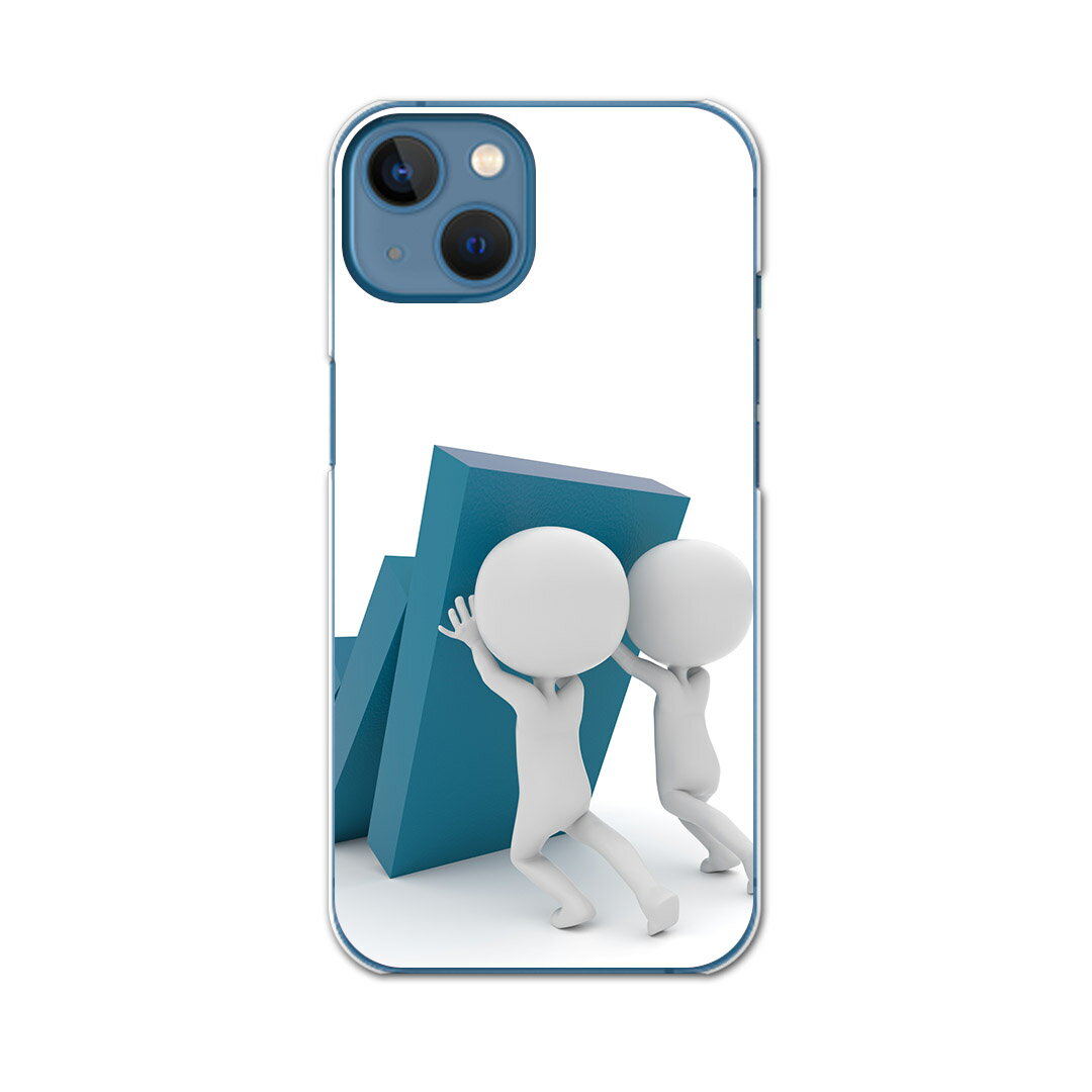 iphone14 6.1インチ tpu 各キャリア共通 スマホ カバー ケース スマホケース スマホカバー TPU ソフトケース 011414 ドミノ　壁　キャラクター