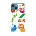 iphone14 6.1インチ tpu 各キャリア共通 スマホ カバー ケース スマホケース スマホカバー TPU ソフトケース 013766 シーサー 沖縄 ハイビスカス