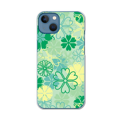 iPhone13 mini 5.4インチ 専用ハードケース アイフォン13 mini 用カバー igcase 各キャリア対応 スマホカバー カバー ケース pc ハードケース 004366 フラワー 四つ葉 クローバー 緑 iPhone13 mini 5.4インチ 専用ハードケース アイフォン13 mini 用カバー igcase 各キャリア対応 スマホカバー カバー ケース pc ハードケース 004366 フラワー 四つ葉 クローバー 緑