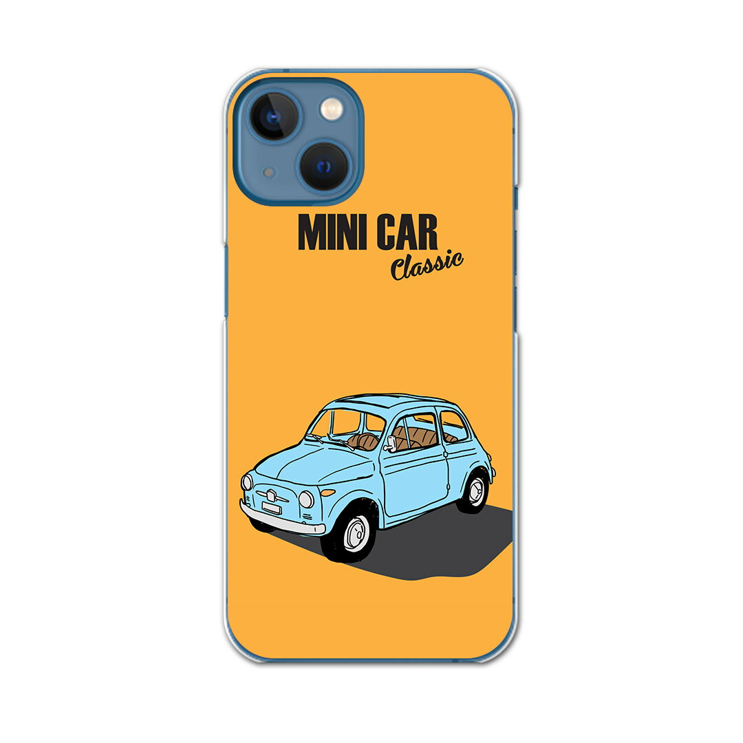 iPhone13 mini 5.4インチ 専用ハードケース アイフォン13 mini 用カバー igcase 各キャリア対応 スマホカバー カバー ケース pc ハードケース 011071 乗り物 車 レトロ