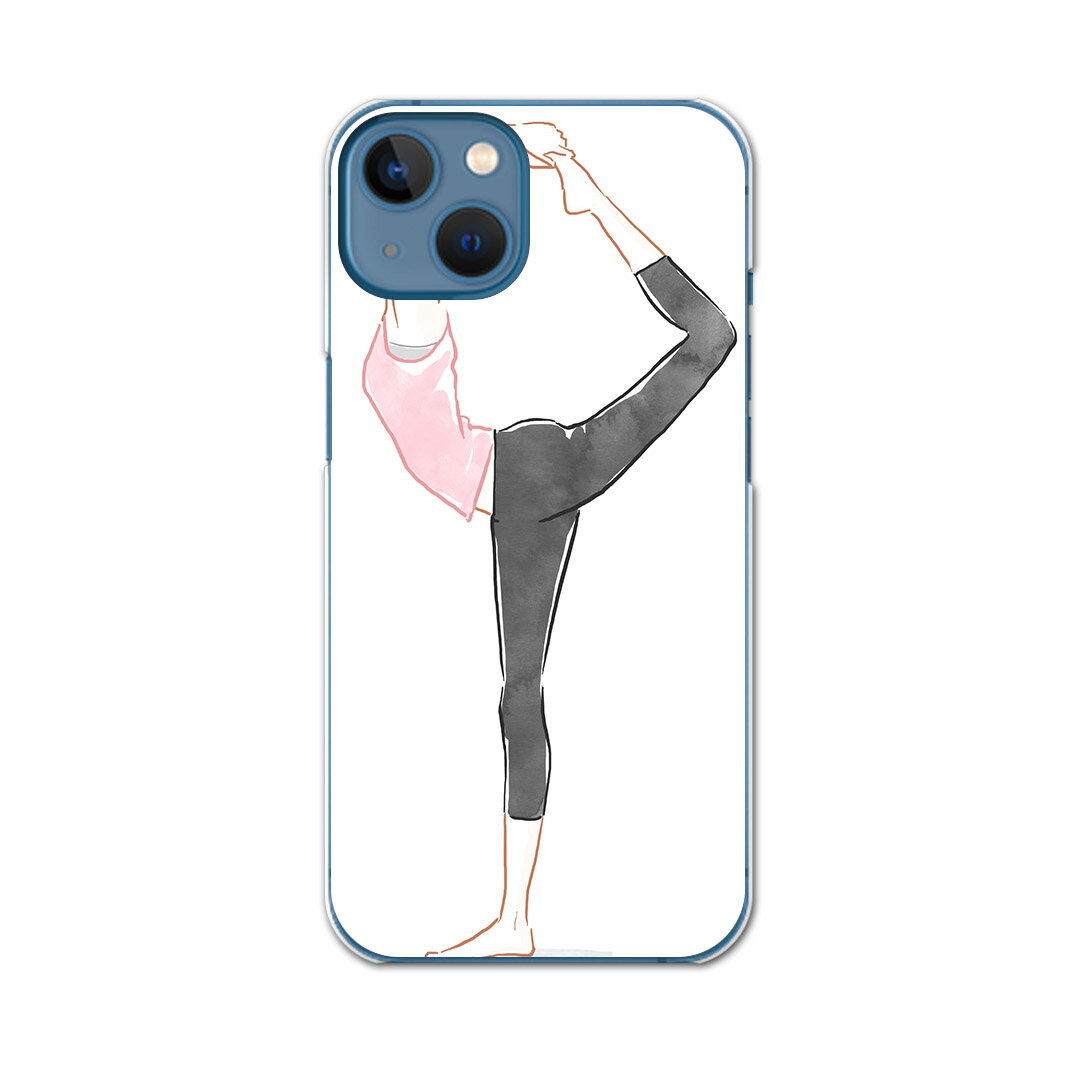 樂天商城 - iPhone13 mini 5.4インチ 専用ハードケース アイフォン13 mini 用カバー igcase 各キャリア対応 スマホカバー カバー ケース pc ハードケース 013619 ヨガ　女性　体操