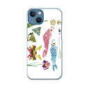 iPhone13 mini 5.4インチ 専用ハードケース アイフォン13 mini 用カバー igcase 各キャリア対応 スマホカバー カバー ケース pc ハードケース 016460 鯉のぼり こどもの日 柏餅