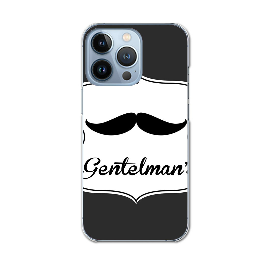 iPhone13 pro 6.1インチ 専用 プロ ハードケース iPhone13pro docomo ドコモ igcase 各キャリア対応 スマホカバー カバー ケース pc ハードケース 007352 ユニーク 髭　ヒゲ　黒　ブラック