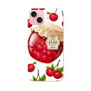 iPhone15 6.1インチ tpu 各キャリア共通 スマホ カバー ケース スマホケース スマホカバー TPU ソフトケース 008320 イラスト さくらんぼ チェリー 赤 レッド