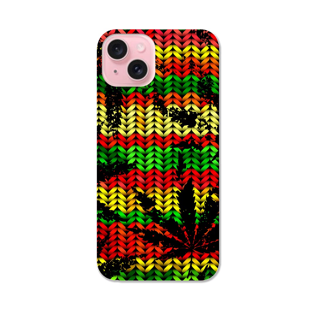 iPhone15 6.1インチ tpu 各キャリア共通 スマホ カバー ケース スマホケース スマホカバー TPU ソフトケース 011750 レゲエ　カラフル　植物