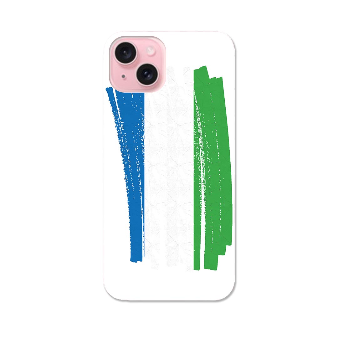 iPhone15 6.1インチ tpu 各キャリア共通 スマホ カバー ケース スマホケース スマホカバー TPU ソフトケース 018557 国旗 sierra-leone シエラレオネ