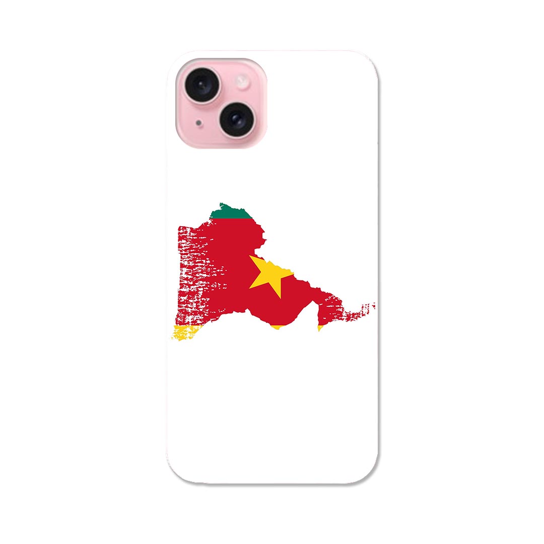乐天商城 - iPhone15 6.1インチ tpu 各キャリア共通 スマホ カバー ケース スマホケース スマホカバー TPU ソフトケース 018789 国旗 cameroon カメルーン