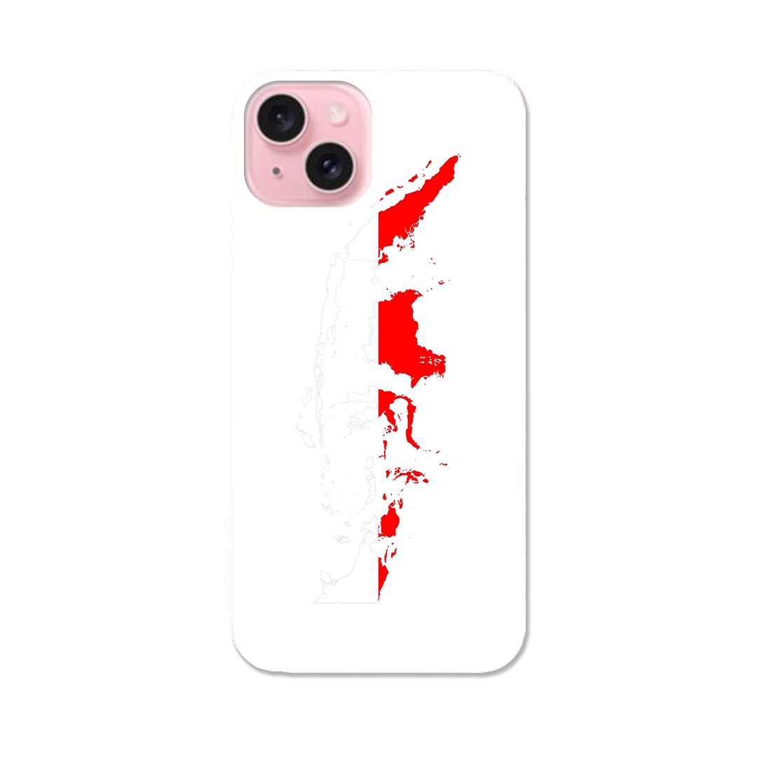 乐天商城 - iPhone15 6.1インチ tpu 各キャリア共通 スマホ カバー ケース スマホケース スマホカバー TPU ソフトケース 018851 国旗 indonesia インドネシア
