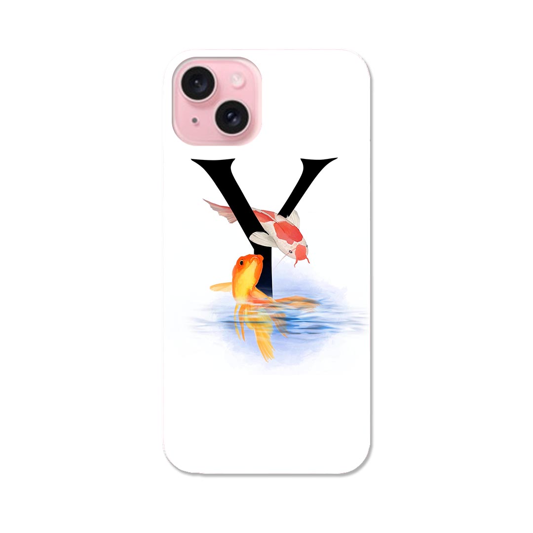 Mobile Phone Cases - iPhone15 6.1インチ tpu 各キャリア共通 スマホ カバー ケース スマホケース スマホカバー TPU ソフトケース 019467 フォント 文字 y アルファベット