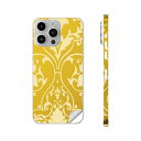 iPhone14 iPhone15 用 スキンシール 全面スキンシール フル 背面 側面 ステッカー 保護シール iphone14plus iphone14pro iphone14promax iphone15plus iphone15pro iphone15promax 各種対応 ダマスク グラデーション 000797