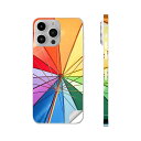 iPhone14 iPhone15 用 スキンシール 全面スキンシール フル 背面 側面 ステッカー 保護シール iphone14plus iphone14pro iphone14promax iphone15plus iphone15pro iphone15promax 各種対応 カラフル 傘 002496