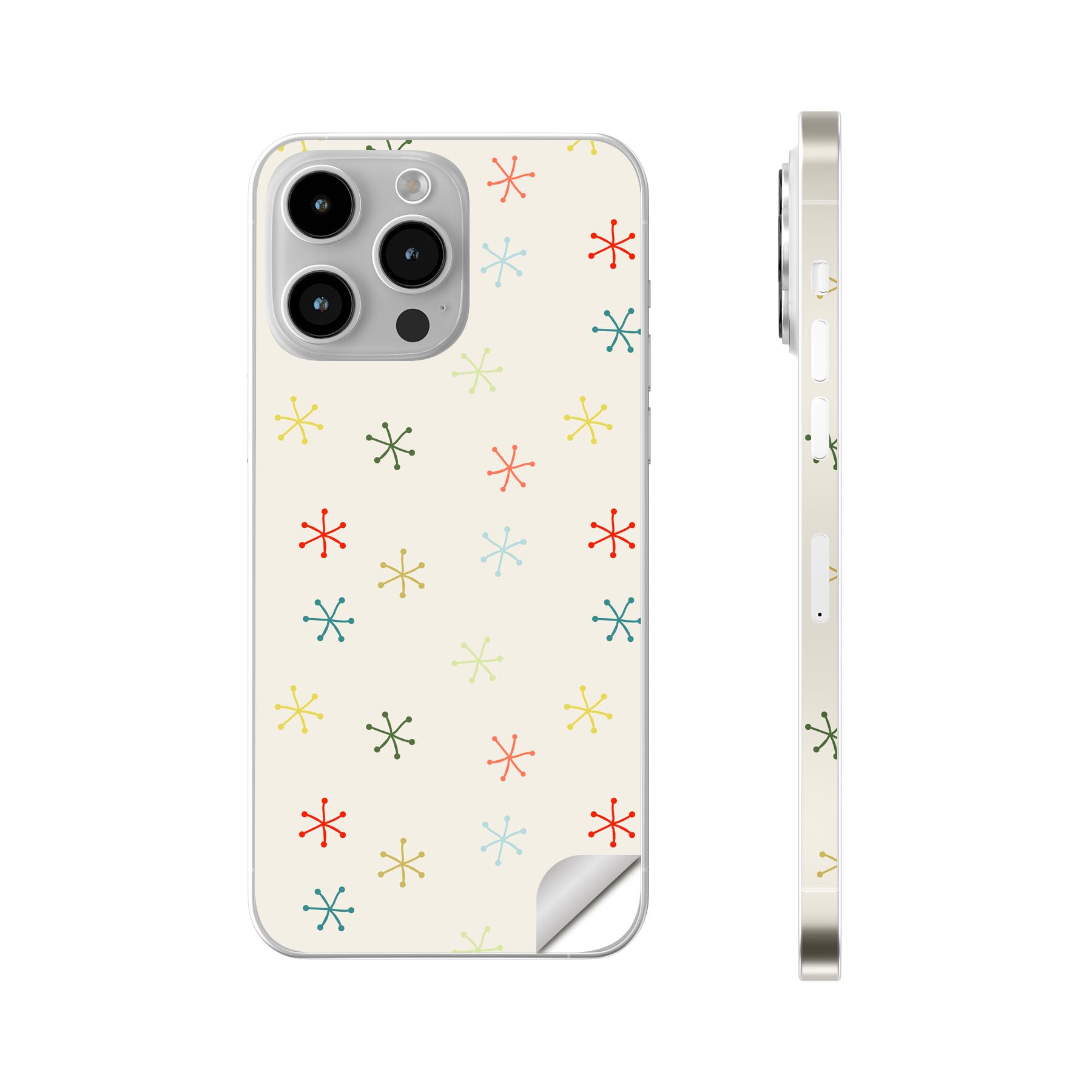 商品特徴・貼るだけでおしゃれに簡単着せ替え、スマホ用デザインスキンシール！・高精細プリントで写真と遜色のない仕上がり！半光沢シートはしっとりツヤのある表現力！・ちょっとしたすり傷からスマホを保護！・「裸で持つ派」の人にはもちろん、シールの上からバンパーやクリアケース付けてもOK！・接着部はエアフリー素材で気泡の心配も軽減！・再剥離素材なので貼り付け時の調整も安心！注意事項画像はサンプルですので、ご覧の環境によっては多少色味に違いを感じる場合がございます。 イメージと違った、モニターと色味が異なるという理由での交換や返金はご対応出来かねます。スキンシールのみの販売でスマートフォン本体・クリアケースは付属しません。端末の角に丸みがあるなどの理由で、機種によっては端末のサイズより少し小さめにカットしています。また、貼付時のずれやカメラ周りの凹凸を考慮して、カメラ穴等は少し大きめにカットしています。そのため、貼付の際はカメラ穴を基準に位置を合わせてください。初回貼付時の位置調整や貼り直しは可能ですが、しっかりと押し付けて接着させた後の再剥離、再利用は保証しておりません。スキンシールは背面のみです。側面や表面用のシールは含まれません。こちらは無地のセミグロスシートにデザインをプリントした商品で、デコなどの加工はございません。 凹凸や光沢があるように見えたり布地や金属を素材にしたように見える商品もありますが、デザインの図版によるものです。印刷時に微妙な画像のズレやカメラ穴の位置にわずかなズレが生じる場合がございます。ご注文後に1点1点制作する受注生産品のため、不良品以外のご返品や交換は固くお断り致します。 機種の選択間違いも保証対象外となりますため、ご注文の際は必ず機種をご確認下さい。発送について完全受注生産のハンドメイド商品となりますので、既製品と比べて発送までお時間を頂いています。 基本的に決済確認後、最大で10営業日での発送となります。繁忙期や休業日明けの場合はさらに時間がかかる場合があります。 その際には別途メールにてご連絡致します。メール便の場合、発送日から到着までに2?4日ほどかかる場合が多く、紛失などの保障もご対応できかねます。あらかじめご了承下さい。▼カーボンはこちらから▼