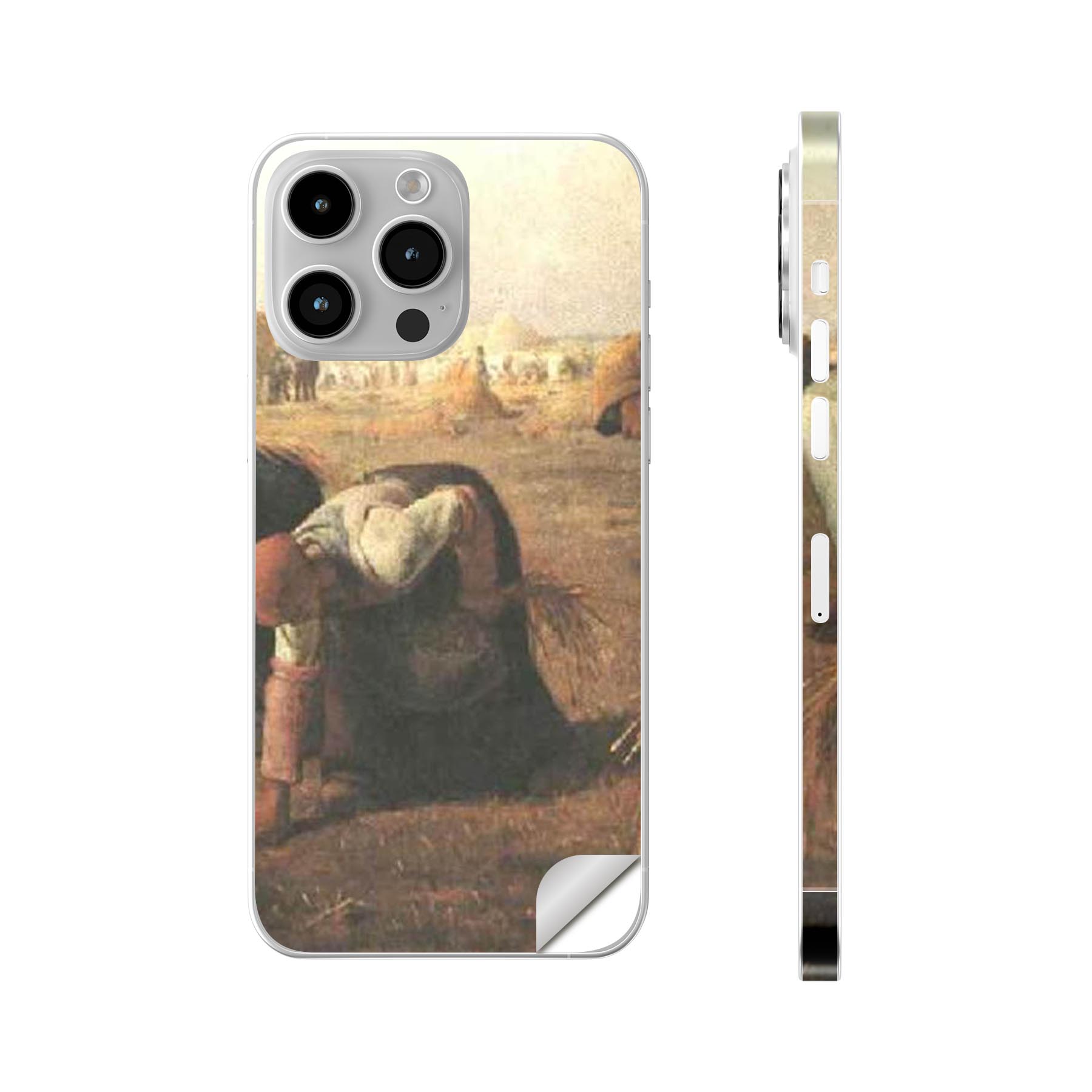 iPhone14 iPhone15 用 スキンシール 全面スキンシール フル 背面 側面 ステッカー 保護シール iphone14plus iphone14pro iphone14promax iphone15plus iphone15pro iphone15promax 各種対応 外国　絵画　イラスト　003249