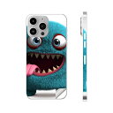 iPhone14 iPhone15 用 スキンシール 全面スキンシール フル 背面 側面 ステッカー 保護シール iphone14plus iphone14pro iphone14promax iphone15plus iphone15pro iphone15promax 各種対応 モンスター キャラクター 003431