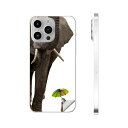 iPhone14 iPhone15 用 スキンシール 全面スキンシール フル 背面 側面 ステッカー 保護シール iphone14plus iphone14pro iphone14promax iphone15plus iphone15pro iphone15promax 各種対応 動物 ゾウ ミーアキャット 傘 025968