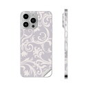 iPhone14 iPhone15 用 スキンシール 全面スキンシール フル 背面 側面 ステッカー 保護シール iphone14plus iphone14pro iphone14promax iphone15plus iphone15pro iphone15promax 各種対応 模様 エレガント グレー 004055