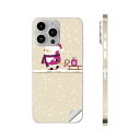 iPhone14 iPhone15 用 スキンシール 全面スキンシール フル 背面 側面 ステッカー 保護シール iphone14plus iphone14pro iphone14promax iphone15plus iphone15pro iphone15promax 各種対応 クリスマス サンタ 冬 005207