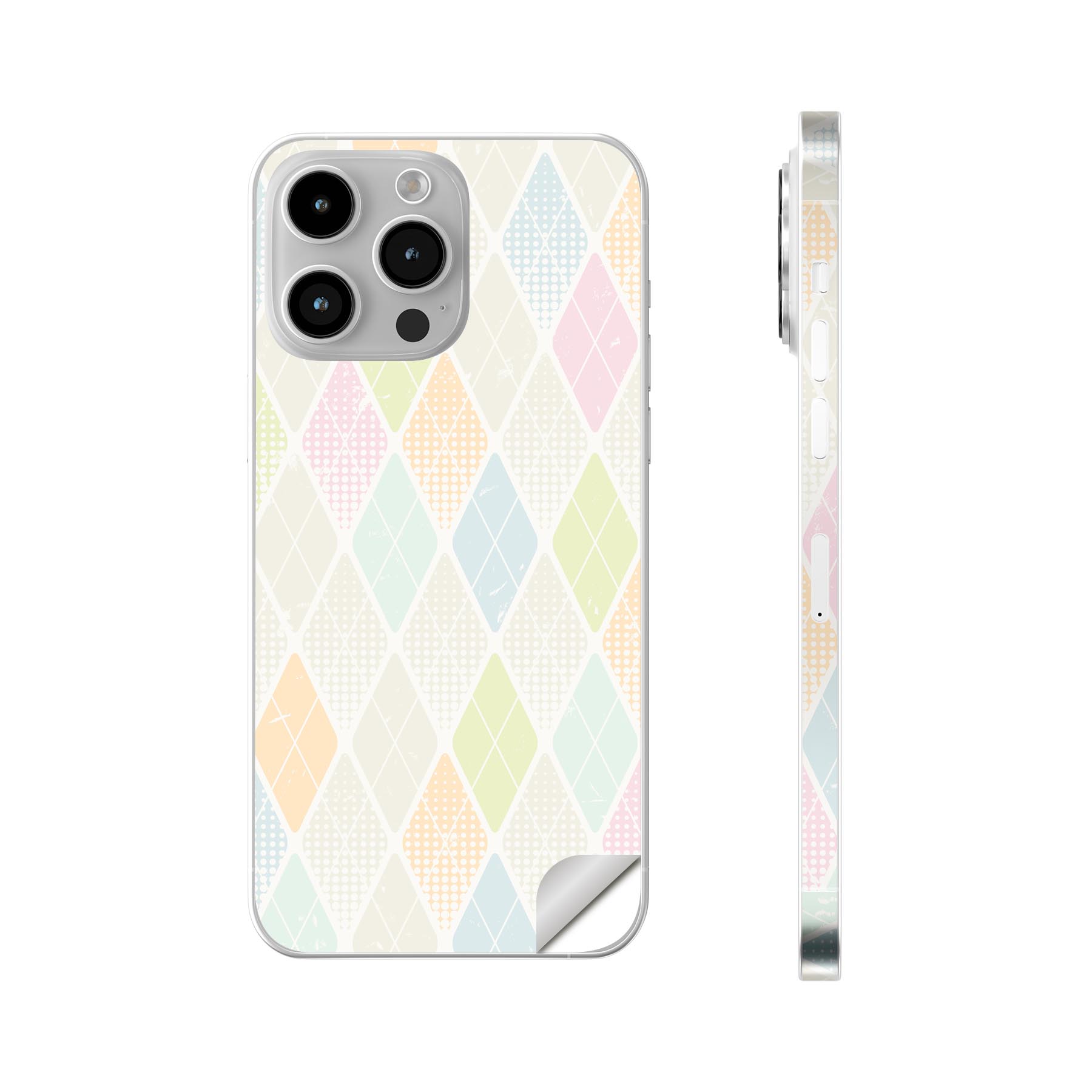 商品特徴・貼るだけでおしゃれに簡単着せ替え、スマホ用デザインスキンシール！・高精細プリントで写真と遜色のない仕上がり！半光沢シートはしっとりツヤのある表現力！・ちょっとしたすり傷からスマホを保護！・「裸で持つ派」の人にはもちろん、シールの上からバンパーやクリアケース付けてもOK！・接着部はエアフリー素材で気泡の心配も軽減！・再剥離素材なので貼り付け時の調整も安心！注意事項画像はサンプルですので、ご覧の環境によっては多少色味に違いを感じる場合がございます。 イメージと違った、モニターと色味が異なるという理由での交換や返金はご対応出来かねます。スキンシールのみの販売でスマートフォン本体・クリアケースは付属しません。端末の角に丸みがあるなどの理由で、機種によっては端末のサイズより少し小さめにカットしています。また、貼付時のずれやカメラ周りの凹凸を考慮して、カメラ穴等は少し大きめにカットしています。そのため、貼付の際はカメラ穴を基準に位置を合わせてください。初回貼付時の位置調整や貼り直しは可能ですが、しっかりと押し付けて接着させた後の再剥離、再利用は保証しておりません。スキンシールは背面のみです。側面や表面用のシールは含まれません。こちらは無地のセミグロスシートにデザインをプリントした商品で、デコなどの加工はございません。 凹凸や光沢があるように見えたり布地や金属を素材にしたように見える商品もありますが、デザインの図版によるものです。印刷時に微妙な画像のズレやカメラ穴の位置にわずかなズレが生じる場合がございます。ご注文後に1点1点制作する受注生産品のため、不良品以外のご返品や交換は固くお断り致します。 機種の選択間違いも保証対象外となりますため、ご注文の際は必ず機種をご確認下さい。発送について完全受注生産のハンドメイド商品となりますので、既製品と比べて発送までお時間を頂いています。 基本的に決済確認後、最大で10営業日での発送となります。繁忙期や休業日明けの場合はさらに時間がかかる場合があります。 その際には別途メールにてご連絡致します。メール便の場合、発送日から到着までに2?4日ほどかかる場合が多く、紛失などの保障もご対応できかねます。あらかじめご了承下さい。▼カーボンはこちらから▼