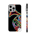 iPhone14 iPhone15 用 スキンシール 全面スキンシール フル 背面 側面 ステッカー 保護シール iphone14plus iphone14pro iphone14promax iphone15plus iphone15pro iphone15promax 各種対応 カラフル 楽器 ホルン 005979