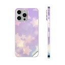 iPhone14 iPhone15 用 スキンシール 全面スキンシール フル 背面 側面 ステッカー 保護シール iphone14plus iphone14pro iphone14promax iphone15plus iphone15pro iphone15promax 各種対応 星 模様 スター 006978