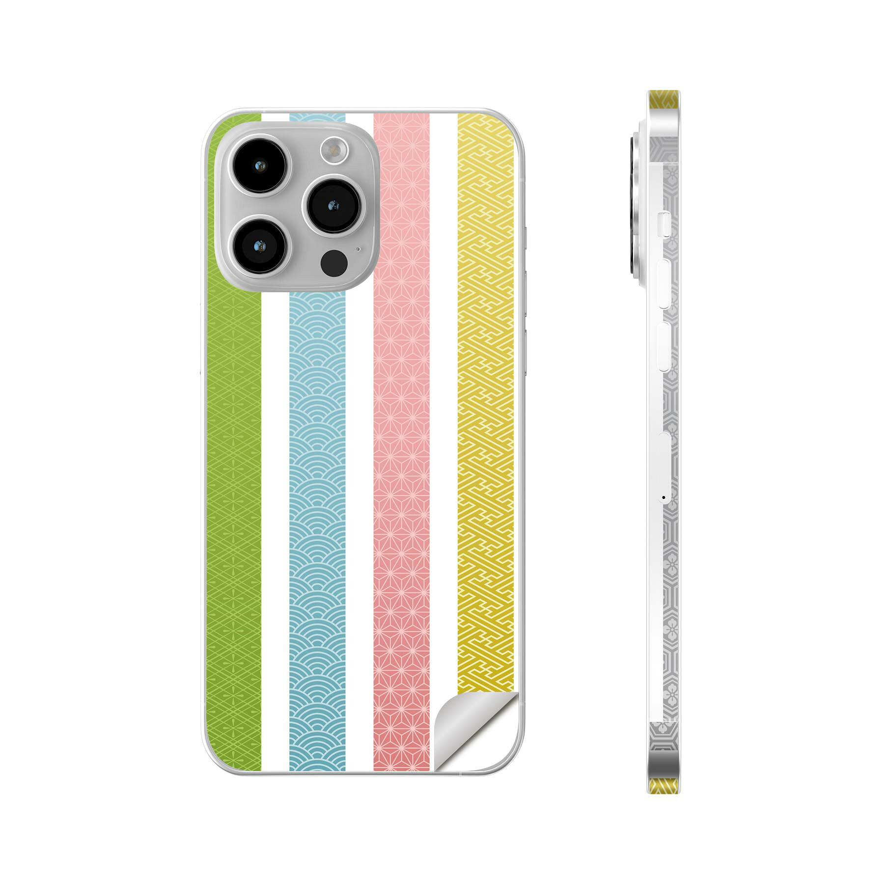 商品特徴・貼るだけでおしゃれに簡単着せ替え、スマホ用デザインスキンシール！・高精細プリントで写真と遜色のない仕上がり！半光沢シートはしっとりツヤのある表現力！・ちょっとしたすり傷からスマホを保護！・「裸で持つ派」の人にはもちろん、シールの上からバンパーやクリアケース付けてもOK！・接着部はエアフリー素材で気泡の心配も軽減！・再剥離素材なので貼り付け時の調整も安心！注意事項画像はサンプルですので、ご覧の環境によっては多少色味に違いを感じる場合がございます。 イメージと違った、モニターと色味が異なるという理由での交換や返金はご対応出来かねます。スキンシールのみの販売でスマートフォン本体・クリアケースは付属しません。端末の角に丸みがあるなどの理由で、機種によっては端末のサイズより少し小さめにカットしています。また、貼付時のずれやカメラ周りの凹凸を考慮して、カメラ穴等は少し大きめにカットしています。そのため、貼付の際はカメラ穴を基準に位置を合わせてください。初回貼付時の位置調整や貼り直しは可能ですが、しっかりと押し付けて接着させた後の再剥離、再利用は保証しておりません。スキンシールは背面のみです。側面や表面用のシールは含まれません。こちらは無地のセミグロスシートにデザインをプリントした商品で、デコなどの加工はございません。 凹凸や光沢があるように見えたり布地や金属を素材にしたように見える商品もありますが、デザインの図版によるものです。印刷時に微妙な画像のズレやカメラ穴の位置にわずかなズレが生じる場合がございます。ご注文後に1点1点制作する受注生産品のため、不良品以外のご返品や交換は固くお断り致します。 機種の選択間違いも保証対象外となりますため、ご注文の際は必ず機種をご確認下さい。発送について完全受注生産のハンドメイド商品となりますので、既製品と比べて発送までお時間を頂いています。 基本的に決済確認後、最大で10営業日での発送となります。繁忙期や休業日明けの場合はさらに時間がかかる場合があります。 その際には別途メールにてご連絡致します。メール便の場合、発送日から到着までに2?4日ほどかかる場合が多く、紛失などの保障もご対応できかねます。あらかじめご了承下さい。▼カーボンはこちらから▼