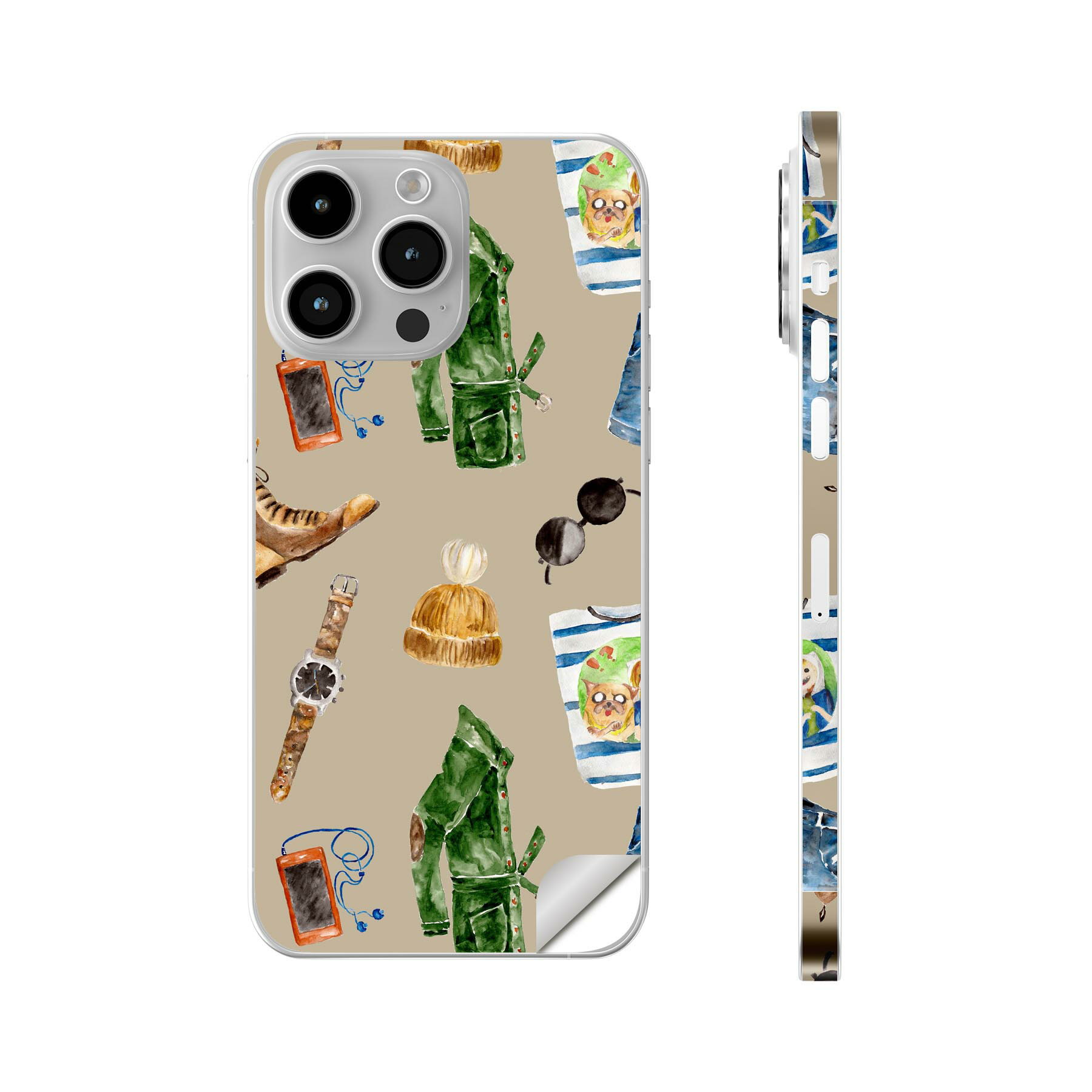 iPhone14 iPhone15 用 スキンシール 全面スキンシール フル 背面 側面 ステッカー 保護シール iphone14plus iphone14pro iphone14promax iphone15plus iphone15pro iphone15promax 各種対応 ファッション　イラスト　おしゃれ　011056