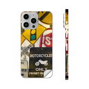 iPhone14 iPhone15 用 スキンシール 全面スキンシール フル 背面 側面 ステッカー 保護シール iphone14plus iphone14pro iphone14promax iphone15plus iphone15pro iphone15promax 各種対応 標識 英語 看板 011168