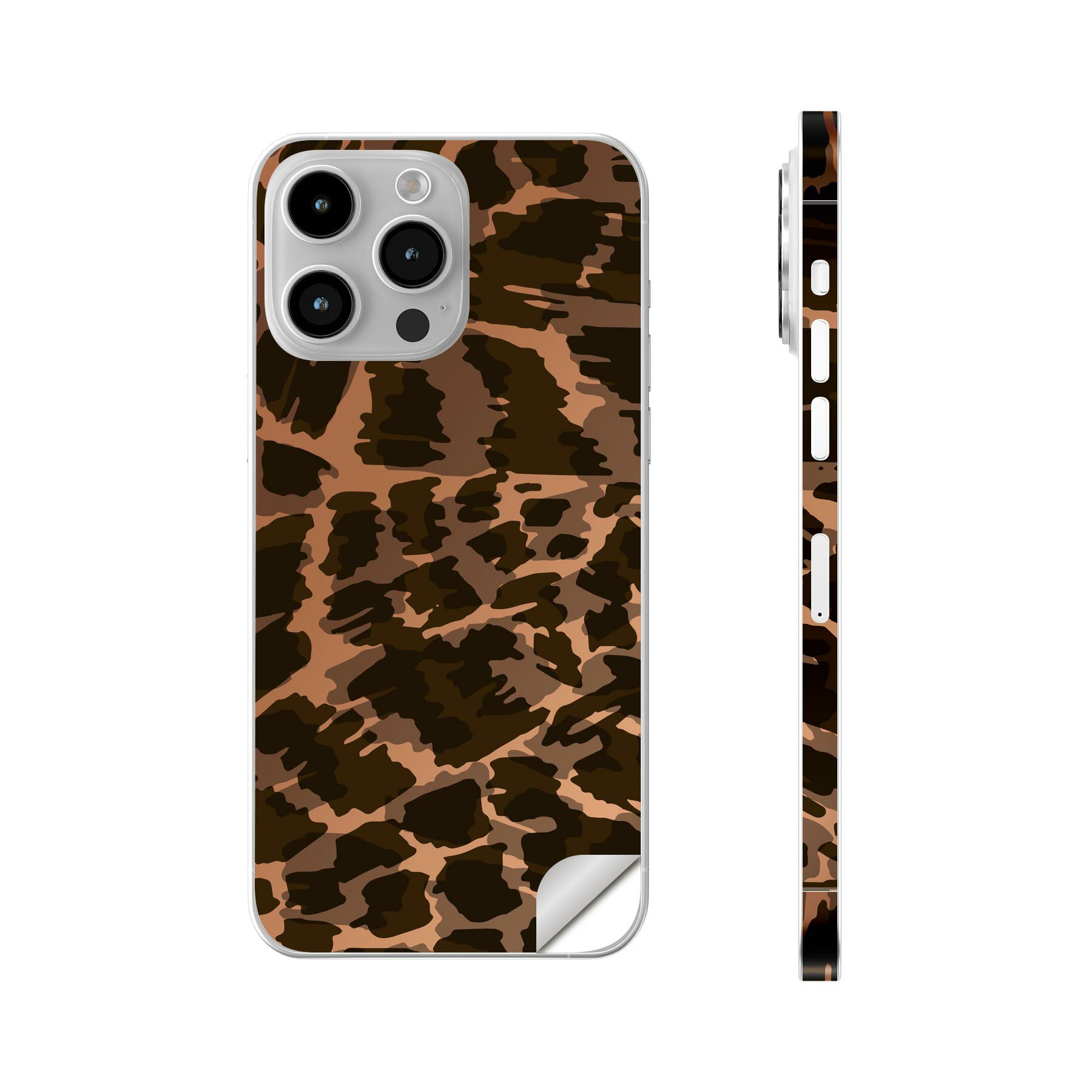 Rakuten - iPhone14 iPhone15 用 スキンシール 全面スキンシール フル 背面 側面 ステッカー 保護シール iphone14plus iphone14pro iphone14promax iphone15plus iphone15pro iphone15promax 各種対応 ヒョウ柄　アニマル柄　動物　011525
