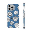 iPhone14 iPhone15 用 スキンシール 全面スキンシール フル 背面 側面 ステッカー 保護シール iphone14plus iphone14pro iphone14promax iphone15plus iphone15pro iphone15promax 各種対応 花 イラスト 011719