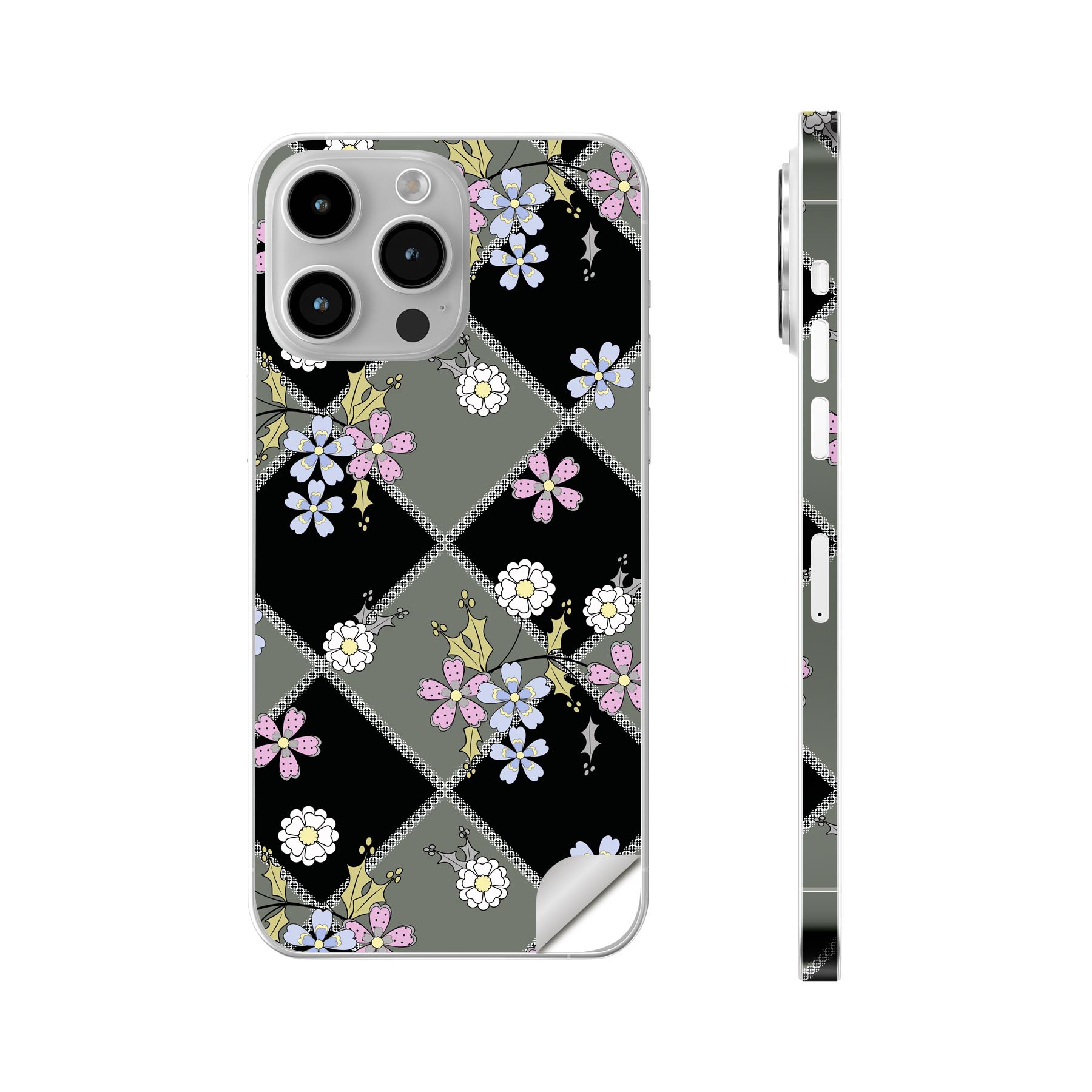 商品特徴・貼るだけでおしゃれに簡単着せ替え、スマホ用デザインスキンシール！・高精細プリントで写真と遜色のない仕上がり！半光沢シートはしっとりツヤのある表現力！・ちょっとしたすり傷からスマホを保護！・「裸で持つ派」の人にはもちろん、シールの上からバンパーやクリアケース付けてもOK！・接着部はエアフリー素材で気泡の心配も軽減！・再剥離素材なので貼り付け時の調整も安心！注意事項画像はサンプルですので、ご覧の環境によっては多少色味に違いを感じる場合がございます。 イメージと違った、モニターと色味が異なるという理由での交換や返金はご対応出来かねます。スキンシールのみの販売でスマートフォン本体・クリアケースは付属しません。端末の角に丸みがあるなどの理由で、機種によっては端末のサイズより少し小さめにカットしています。また、貼付時のずれやカメラ周りの凹凸を考慮して、カメラ穴等は少し大きめにカットしています。そのため、貼付の際はカメラ穴を基準に位置を合わせてください。初回貼付時の位置調整や貼り直しは可能ですが、しっかりと押し付けて接着させた後の再剥離、再利用は保証しておりません。スキンシールは背面のみです。側面や表面用のシールは含まれません。こちらは無地のセミグロスシートにデザインをプリントした商品で、デコなどの加工はございません。 凹凸や光沢があるように見えたり布地や金属を素材にしたように見える商品もありますが、デザインの図版によるものです。印刷時に微妙な画像のズレやカメラ穴の位置にわずかなズレが生じる場合がございます。ご注文後に1点1点制作する受注生産品のため、不良品以外のご返品や交換は固くお断り致します。 機種の選択間違いも保証対象外となりますため、ご注文の際は必ず機種をご確認下さい。発送について完全受注生産のハンドメイド商品となりますので、既製品と比べて発送までお時間を頂いています。 基本的に決済確認後、最大で10営業日での発送となります。繁忙期や休業日明けの場合はさらに時間がかかる場合があります。 その際には別途メールにてご連絡致します。メール便の場合、発送日から到着までに2?4日ほどかかる場合が多く、紛失などの保障もご対応できかねます。あらかじめご了承下さい。▼カーボンはこちらから▼