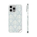 iPhone14 iPhone15 用 スキンシール 全面スキンシール フル 背面 側面 ステッカー 保護シール iphone14plus iphone14pro iphone14promax iphone15plus iphone15pro iphone15promax 各種対応 ダマスク 北欧 柄 012530