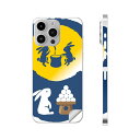 iPhone14 iPhone15 用 スキンシール 全面スキンシール フル 背面 側面 ステッカー 保護シール iphone14plus iphone14pro iphone14promax iphone15plus iphone15pro iphone15promax 各種対応 お月見 うさぎ 餅つき 013552