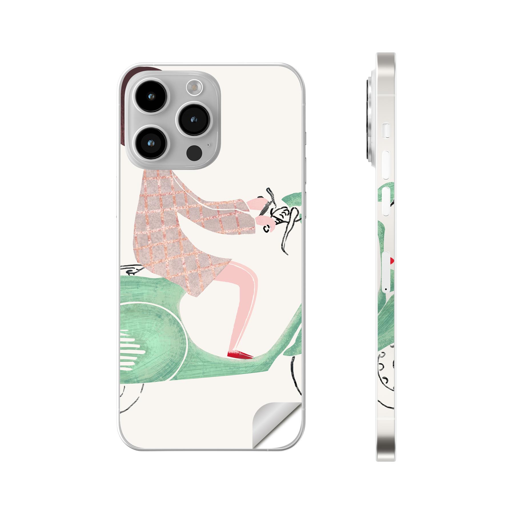 商品特徴・貼るだけでおしゃれに簡単着せ替え、スマホ用デザインスキンシール！・高精細プリントで写真と遜色のない仕上がり！半光沢シートはしっとりツヤのある表現力！・ちょっとしたすり傷からスマホを保護！・「裸で持つ派」の人にはもちろん、シールの上からバンパーやクリアケース付けてもOK！・接着部はエアフリー素材で気泡の心配も軽減！・再剥離素材なので貼り付け時の調整も安心！注意事項画像はサンプルですので、ご覧の環境によっては多少色味に違いを感じる場合がございます。 イメージと違った、モニターと色味が異なるという理由での交換や返金はご対応出来かねます。スキンシールのみの販売でスマートフォン本体・クリアケースは付属しません。端末の角に丸みがあるなどの理由で、機種によっては端末のサイズより少し小さめにカットしています。また、貼付時のずれやカメラ周りの凹凸を考慮して、カメラ穴等は少し大きめにカットしています。そのため、貼付の際はカメラ穴を基準に位置を合わせてください。初回貼付時の位置調整や貼り直しは可能ですが、しっかりと押し付けて接着させた後の再剥離、再利用は保証しておりません。スキンシールは背面のみです。側面や表面用のシールは含まれません。こちらは無地のセミグロスシートにデザインをプリントした商品で、デコなどの加工はございません。 凹凸や光沢があるように見えたり布地や金属を素材にしたように見える商品もありますが、デザインの図版によるものです。印刷時に微妙な画像のズレやカメラ穴の位置にわずかなズレが生じる場合がございます。ご注文後に1点1点制作する受注生産品のため、不良品以外のご返品や交換は固くお断り致します。 機種の選択間違いも保証対象外となりますため、ご注文の際は必ず機種をご確認下さい。発送について完全受注生産のハンドメイド商品となりますので、既製品と比べて発送までお時間を頂いています。 基本的に決済確認後、最大で10営業日での発送となります。繁忙期や休業日明けの場合はさらに時間がかかる場合があります。 その際には別途メールにてご連絡致します。メール便の場合、発送日から到着までに2?4日ほどかかる場合が多く、紛失などの保障もご対応できかねます。あらかじめご了承下さい。▼カーボンはこちらから▼