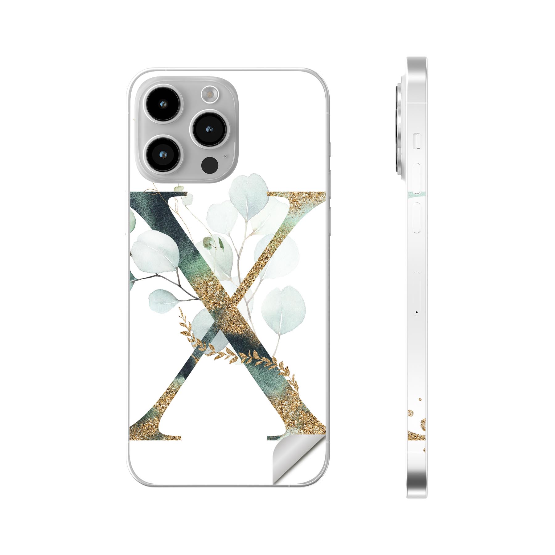 iPhone14 iPhone15 用 スキンシール 全面スキンシール フル 背面 側面 ステッカー 保護シール iphone14plus iphone14pro iphone14promax iphone15plus iphone15pro iphone15promax 各種対応 文字 x アルファベット　019141