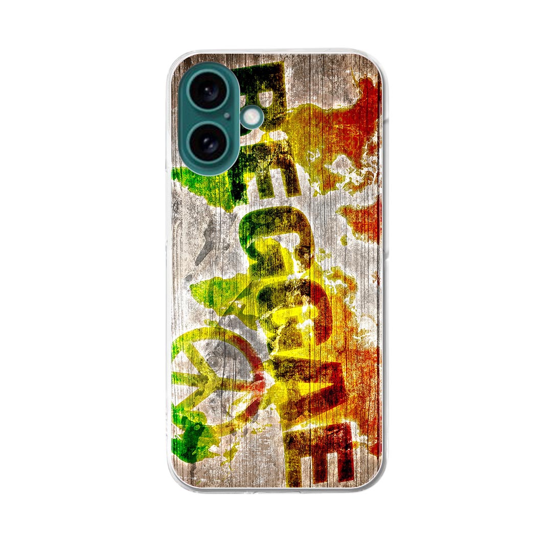 【送料無料】ハードケース ほぼ全機種対応 スマホ カバー ケース スマホケース ポリカーボネート ハード 携帯ケース softbank au docomo 000144 レゲエ　ラスタカラー　ピース