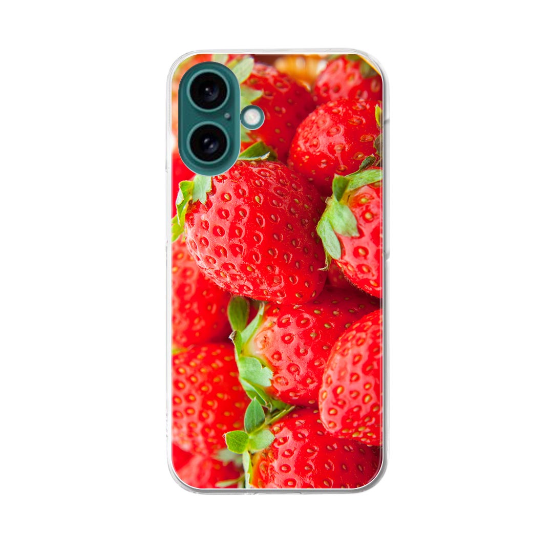 【送料無料】ハードケース ほぼ全機種対応 スマホ カバー ケース スマホケース ポリカーボネート ハード 携帯ケース softbank au docomo 000149 苺　いちご　赤　果物