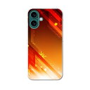 iPhone16 6.1インチ 専用 各キャリア iPhone 16 共通対応 ハード ケース iphone16 対応 ケース カバー ハードケース 001178 オレンジ 模様(2)