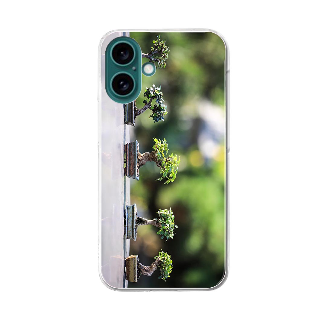 iPhone16plus 6.7インチ 専用 各キャリア iPhone 16 plus 共通対応 ハード ケース iphone16plus ケース カバー 023001 盆栽　植物　写真(2.0)