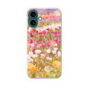 iPhone16plus 6.7インチ 専用 各キャリア iPhone 16 plus 共通対応 ハード ケース iphone16plus ケース カバー 023364 花 フラワー 景色 写真(2)