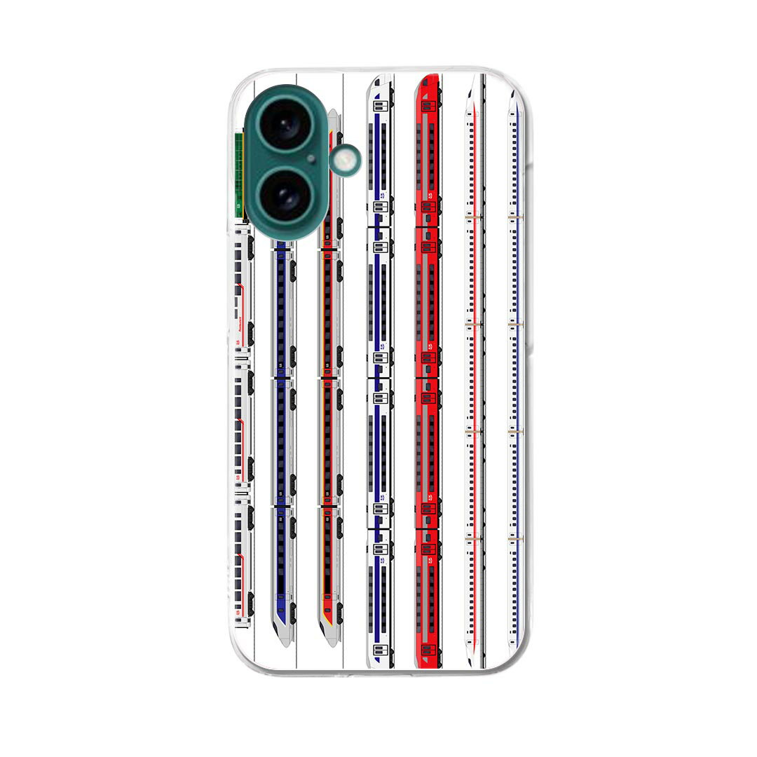 【送料無料】ハードケース ほぼ全機種対応 スマホ カバー ケース スマホケース ポリカーボネート ハード 携帯ケース softbank au docomo 013216 乗り物　新幹線　電車