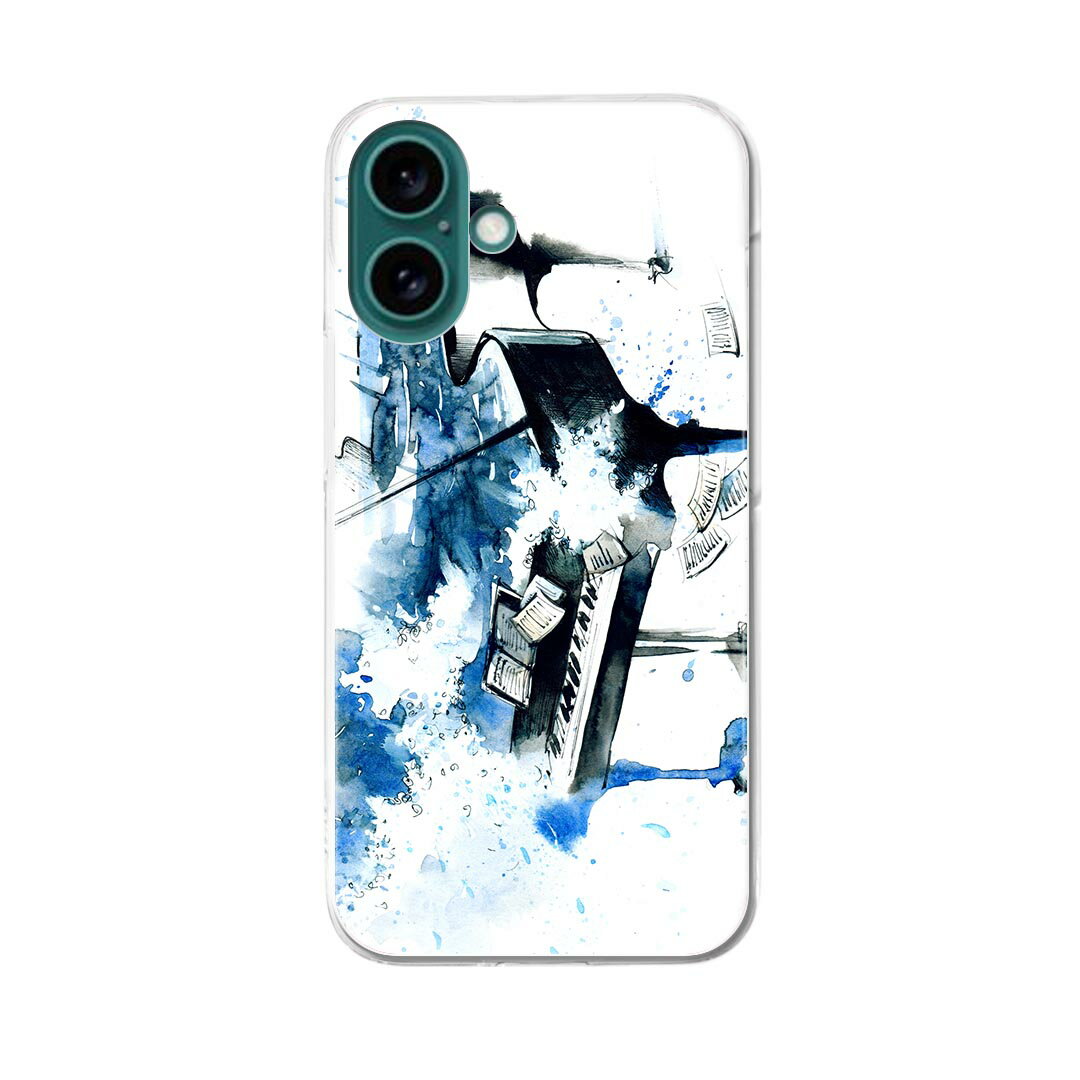 Rakuten - iPhone16plus 6.7インチ 専用 各キャリア iPhone 16 plus 共通対応 ハード ケース iphone16plus ケース カバー 013616 ピアノ　水彩　楽譜