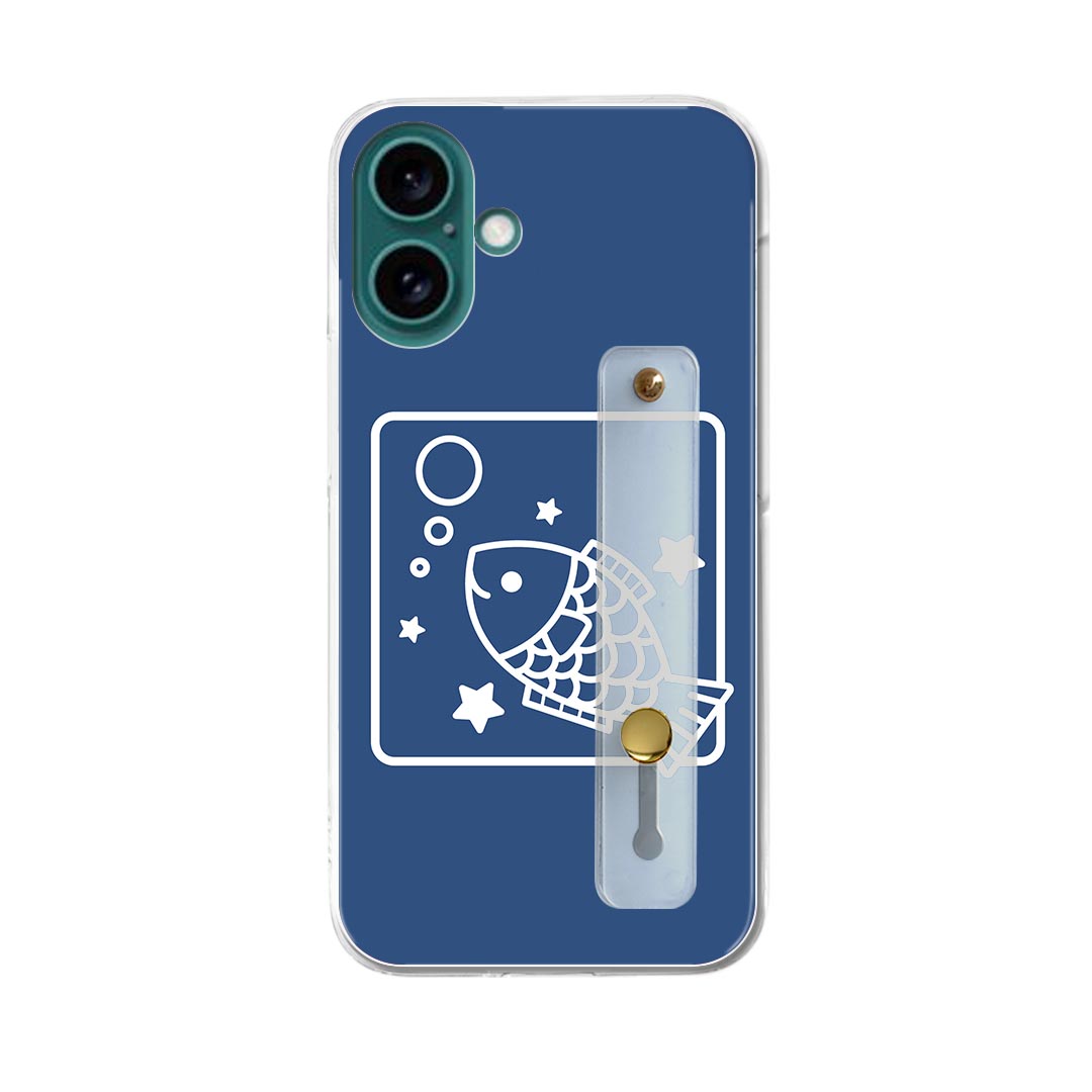 【送料無料】iPhone 16 用 ハードケース スマホ ベルト付 スマホバンド 落下防止 シリコン スタンド機能付 スリム 背面 片手持ち カバー 携帯リング フィンガーリング 角度調整 003358 星座　イラスト　キャラクター