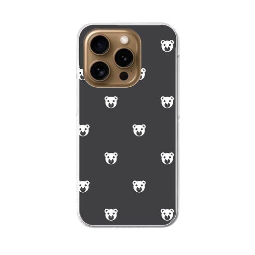 iPhone16pro 6.3インチ 専用 各キャリア iPhone 16 pro 共通対応 ハード ケース iphone16pro 対応 ケース カバー 010658 くま 動物 グレー iPhone16pro 6.3インチ 専用 各キャリア iPhone 16 pro 共通対応 ハード ケース iphone16pro 対応 ケース カバー 010658 くま 動物 グレー