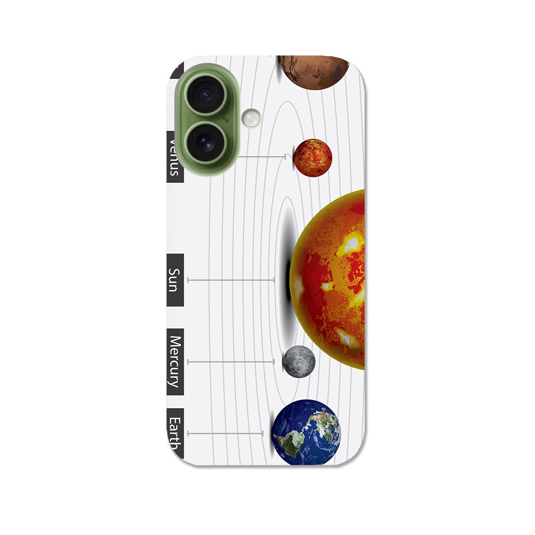 iPhone17 用 スマホカバー 各キャリア 共通対応 ケース カバー ハードケース 033408 solar system 太陽系