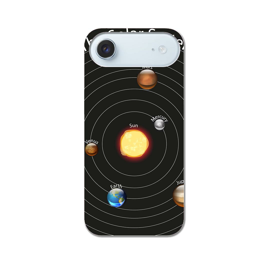 iPhone Air 用 スマホカバー 各キャリア 共通対応 ケース カバー ハードケース 033439 solar system 太陽系