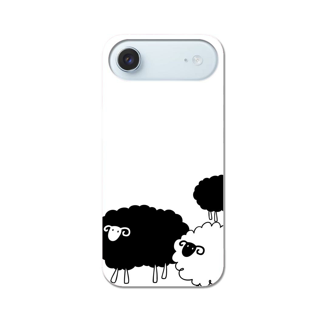 Rakuten - iPhone Air 用 スマホカバー 各キャリア 共通対応 ケース カバー ハードケース 006792 ひつじ　動物　イラスト